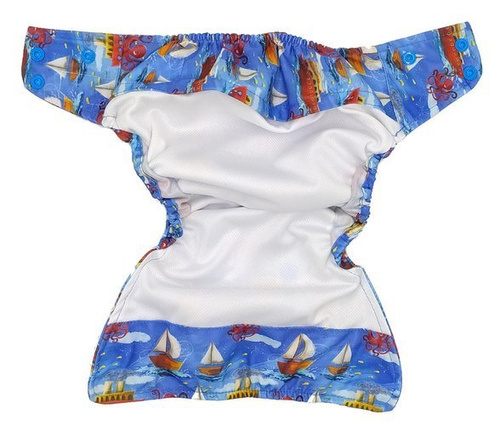 Taschenwindeln, doppelreihige Druckknöpfe, One Size, BOOTE