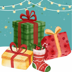 Weihnachtliche Windel-Überraschungsbox