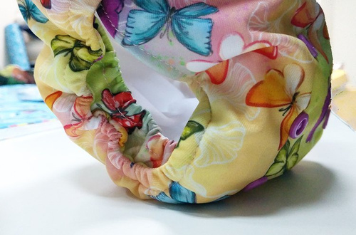 Pocket diaper BUTTERFLIES 5-15kg, velcro