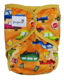 Diaper Cover with elastic piping - Cars XL 10-20kg