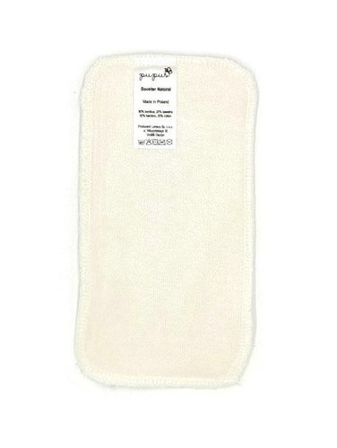 Mini BOOSTER, bambus natural + bumbac, 18x9cm