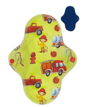 MEDIUM M Cloth Menstrual Pad - FIREMAN