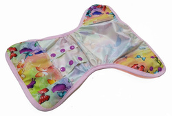 Diaper Cover with elastic piping - Butterflies OS 7-16kg