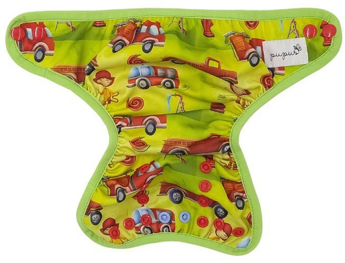 Otulacz z lamówką - STRAŻ POŻARNA  noworodkowy 3-8kg