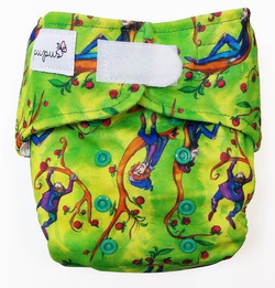 Pocket diaper DWARFS 5-15kg - cotton + velcro