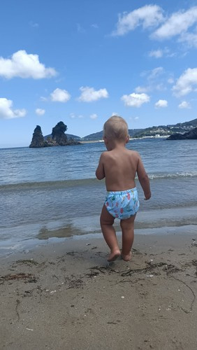 Scutec de înot, slip de baie "Căluț de mare"