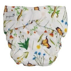 Pocket diaper IN THE GRASS 5-15kg - velcro