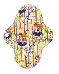 MEDIUM M Cloth Menstrual Pad - BREASTFEEDING