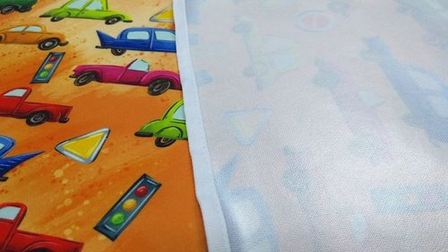 Covoraș de schimbat CARS 72x72cm