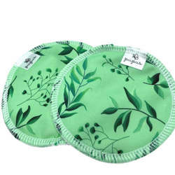 Reusable Breast Pads, bamboo + coolmax, 2pcs, I FEEL GREEN