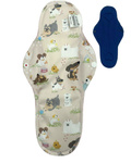 NIGHT Cloth Menstrual Pad - PUPPIES