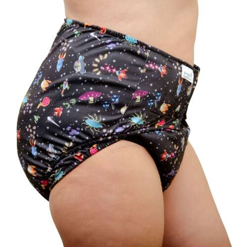 Reusable diaper for adults with insert - SPACE