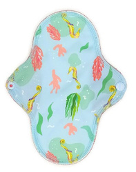 MEDIUM M Cloth Menstrual Pad - SEAHORSE