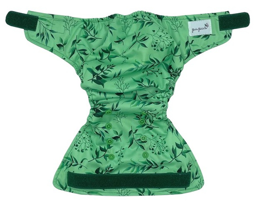 Pocket diaper I FEEL GREEN 5-15kg - velcro