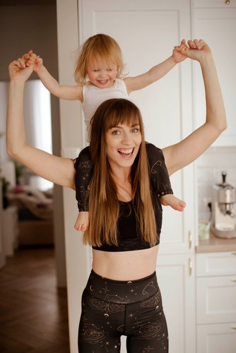 Lange Leggings für Kinder - Mystic