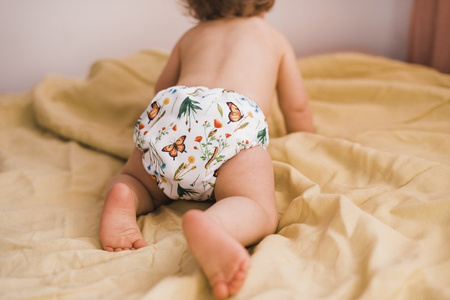 Pocket diaper IN THE GRASS 5-15kg - velcro