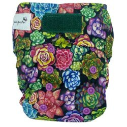 Diaper cover SUCCULENTS  5-15 kg with VELCRO