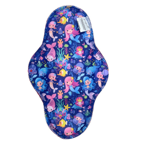 LARGE L Cloth Menstrual Pad - MERMAIDS