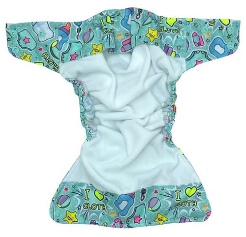 Taschenwindeln, Doppelreihe Druckknöpfe, One Size, DJ BOBO