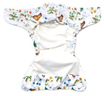 Pocket diaper IN THE GRASS 5-15kg - cotton inside