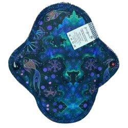 SMALL S Cloth Menstrual Pad - NEON SPLASH