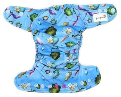 Diaper cover, one-row snaps Mini OS 4-11kg DRAGONFLY