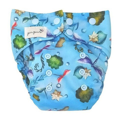 Pocket diaper, double-row snaps, OS, DRAGONFLY