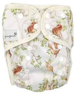 Diaper Cover with elastic piping - DAY IN THE FOREST XL 10-20kg