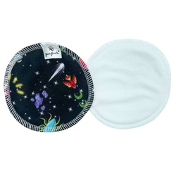 Pernițe de sân reutilizabile, bambus + coolmax, 2 bucăți, SPACE