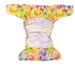 Pocket diaper, double-row snaps, OS, Butterflies