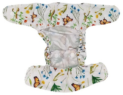 Diaper cover, one-row snaps Mini OS 4-11kg IN THE GRASS