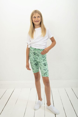 Kurze Leggings für Kinder - Grün Mint