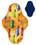 LARGE L Cloth Menstrual Pad - CARS