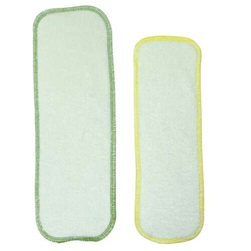 KURZE mittlere Saugeinlage Natur, Sehr Saugfähig, 2 Größen