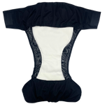 Reusable diaper for adults with insert - BLACK