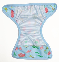 Diaper Cover with elastic piping - Seahorse newborn 3-8kg