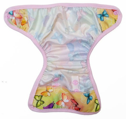 Diaper Cover with elastic piping - Butterflies newborn 3-8kg