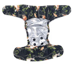 Cover pentru scutec MINI OS cu un singur rând de capse 4-11kg NOAPTE ÎN PĂDURE