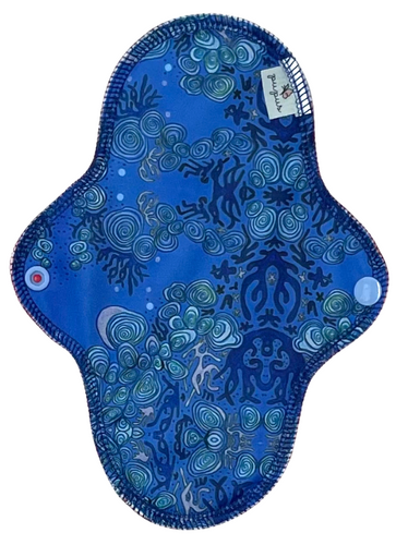 MEDIUM M Cloth Menstrual Pad - REEF