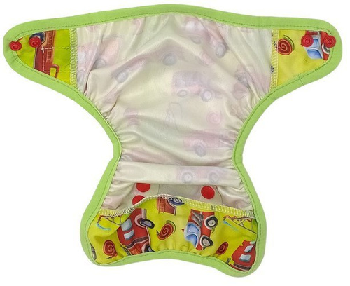 Diaper Cover with elastic piping - Fireman  newborn 3-8kg