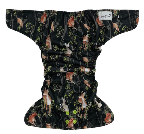 cover pentru scutec pentru scutece NOAPTE ÎN PĂDURE 5-15 kg