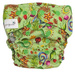 Pocket diaper, one-row snaps, OS FLOWERS