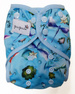 Diaper Cover with elastic piping - Dragonfly OS 7-16kg