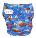 Pocket diaper, double-row snaps, OS, BOATS