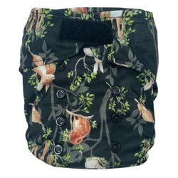 Pocket diaper NIGHT IN THE FOREST 5-15kg - velcro