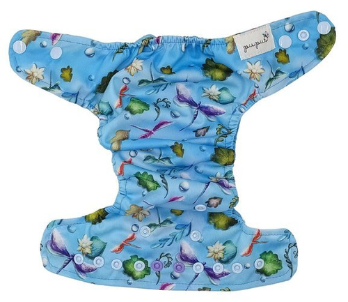 Taschenwindeln, einreihige Druckknöpfe, MINI OS 4-11kg LIBELLE