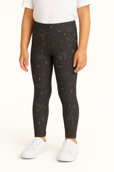 Long Leggings for Kids - Mystic