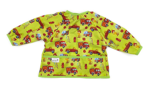 Ärmel-Lätzchen, wasserdicht, mit integrierter Auffangtasche Im Feuerwehrmann