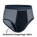 Men's absorbent underwear WHITE