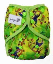 One Size 7-16kg Diaper Cover with elastic piping - Dwarfs